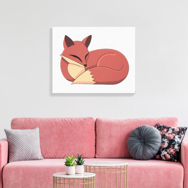 The Fox Leinwanddruck (Insitu (Wohnzimmer))