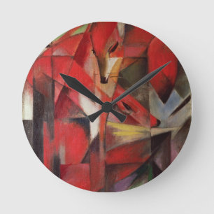 The Fox Runde Wanduhr