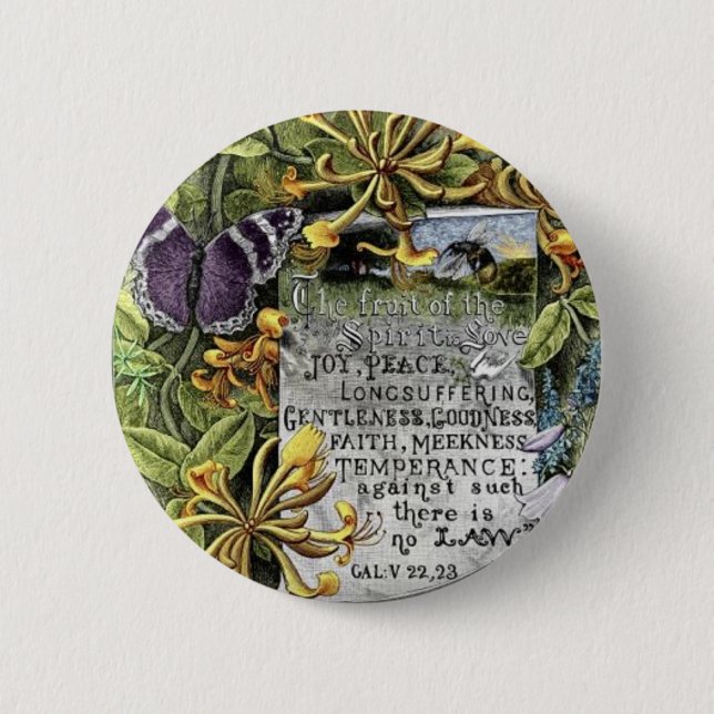 The Fruit Of The Spirit  Button (Vorderseite)