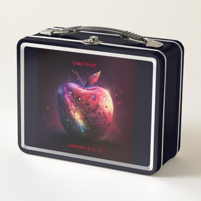 The Fruits of the Spirit Lunch Box schwarz (Vorderseite)