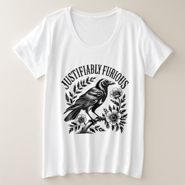 The Furious Crow T-Shirt (Design vorne)