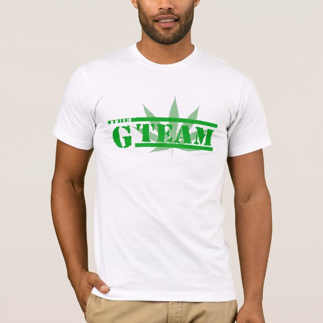 The-G-Team Weed Blätter Pot Lover Tee Shirt (Vorderseite)