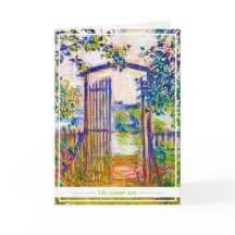 The Garden Gate at Vetheuil Claude Monet lebendig