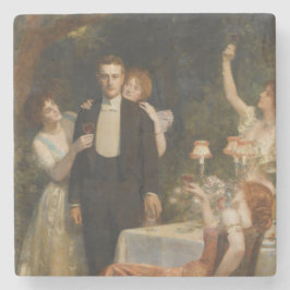 The Garden of Armida (by John Collier) Steinuntersetzer