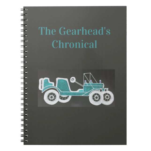 The Gearhead's Chronicle Notebook Journal Notizblock (Vorderseite)