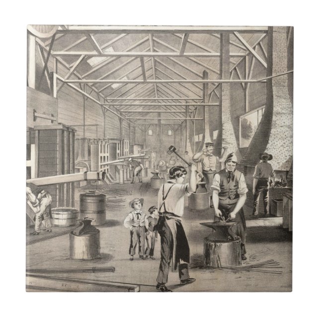 The Gebäude Interior of H.C. Redington & Company Fliese (Vorderseite)