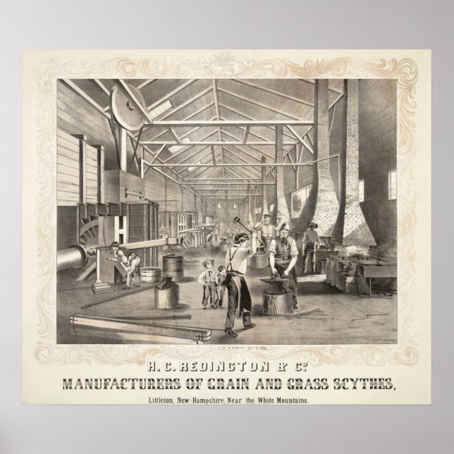 The Gebäude Interior of H.C. Redington & Company Poster (Vorne)