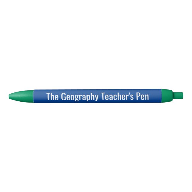 The Geography Teacher's Pen - Funny Teacher Gift Kugelschreiber (Vorderseite)
