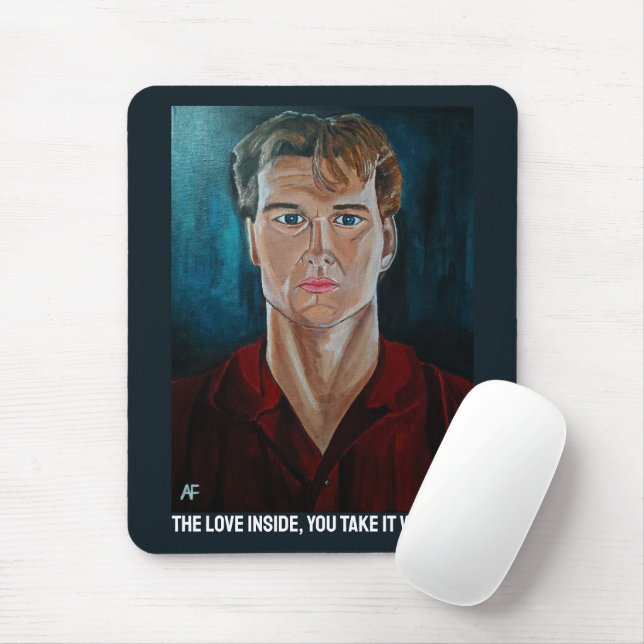 The Ghost Painting by Alfred Fox Mousepad (Mit Mouse)