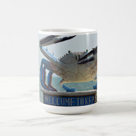 The Giant Crab: Guardian of the Coasts of Kep Kaffeetasse