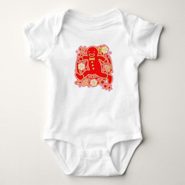 The_Gingerbread_Man Baby Strampler (Vorderseite)