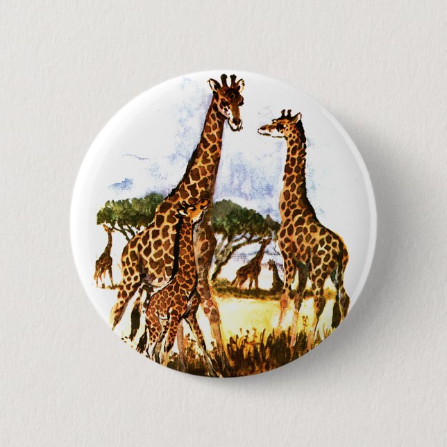 The Giraffe Family - Button (Vorderseite)