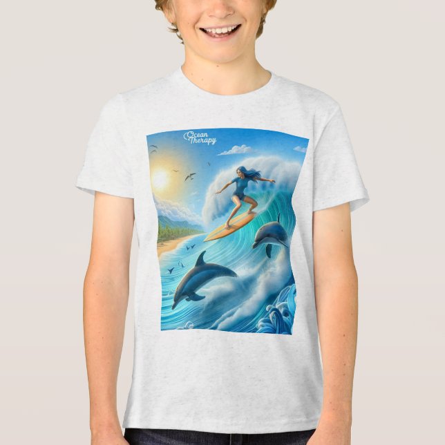 The Girl Power Colection Tri-Blend Shirt (Vorderseite)