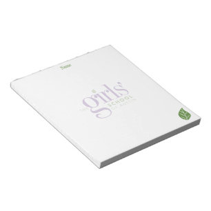 The Girls' School of Austin Logo and Leaf Notepad Notizblock