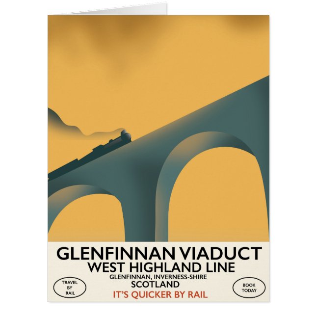 The Glenfinnan Viadukt Scotland. (Vorderseite)