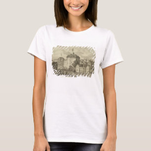 The Globe-Theater auf dem Bankside, wie es i T-Shirt