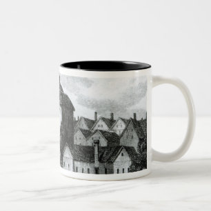 The Globe-Theater auf dem Bankside Zweifarbige Tasse