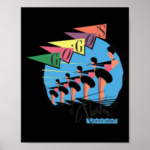 The Go-go's - Urlaub Retro Poster