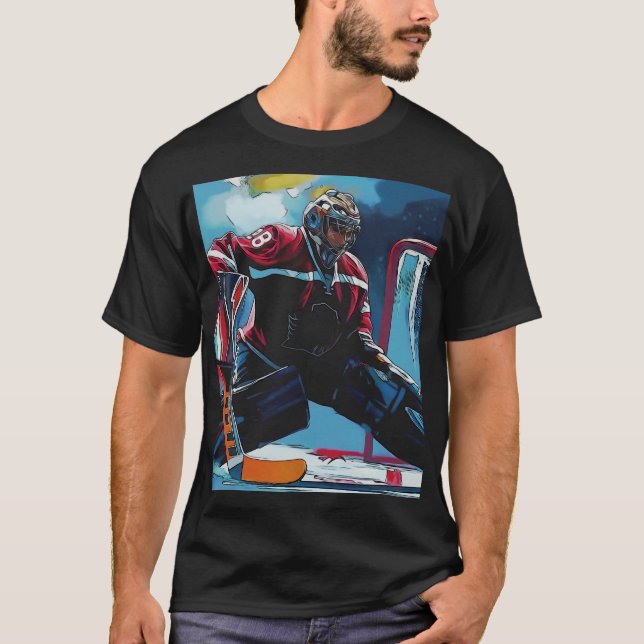 The Goaltender - Ice Hockey Goalie T-Shirt (Vorderseite)