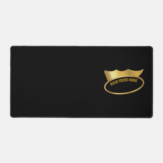 The Gold Tier Gaming Desk Mat (Recto)