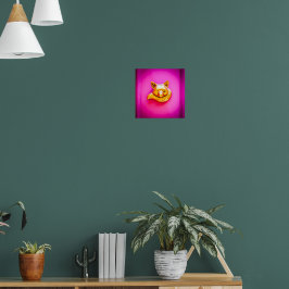 🦊 The Golden Fox Door Knocker Poster