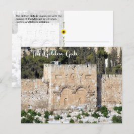 The Golden Gate, Old City of Jerusalem, Israel - Postkarte