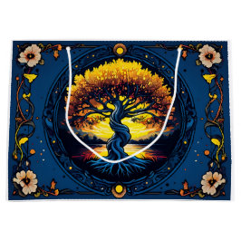 The Golden Tree Of Balance Große Geschenktüte