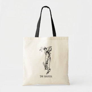 "The Golfess" Vintage Lady Golfer Tragetasche