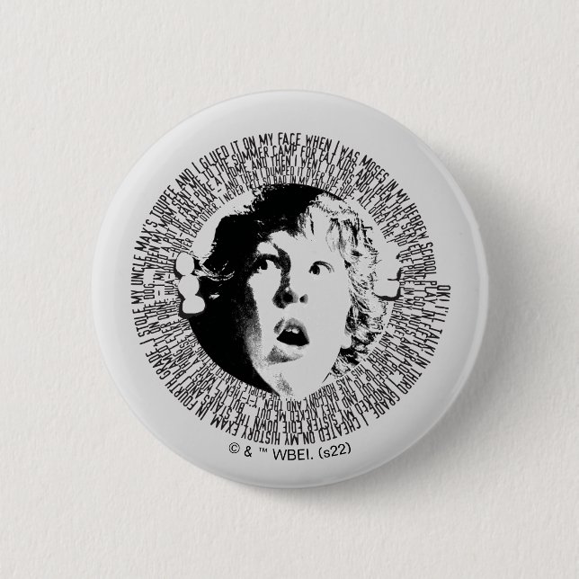 The Goonies Chunk Confession Graphic Button (Vorderseite)