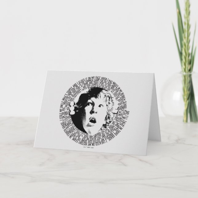The Goonies Chunk Confession Graphic Karte (Vorderseite)