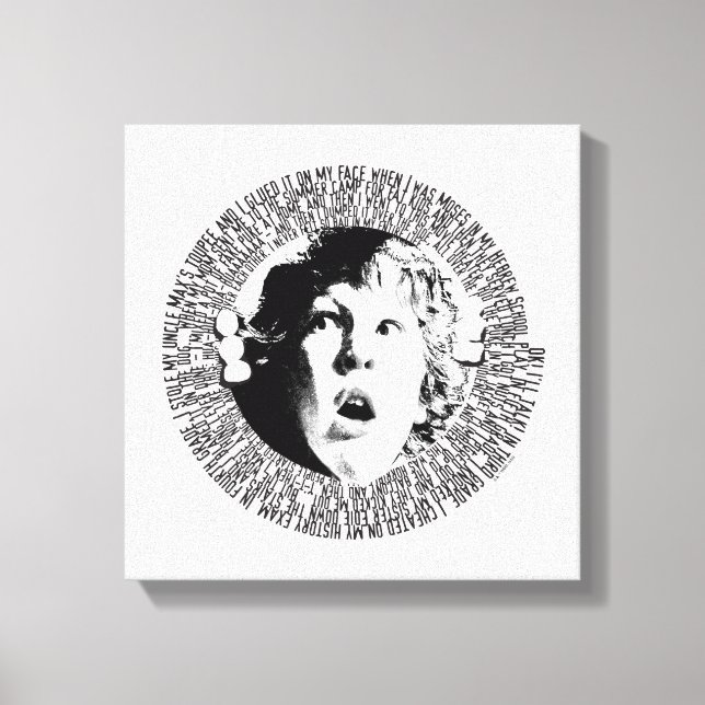 The Goonies Chunk Confession Graphic Leinwanddruck (Vorderseite)