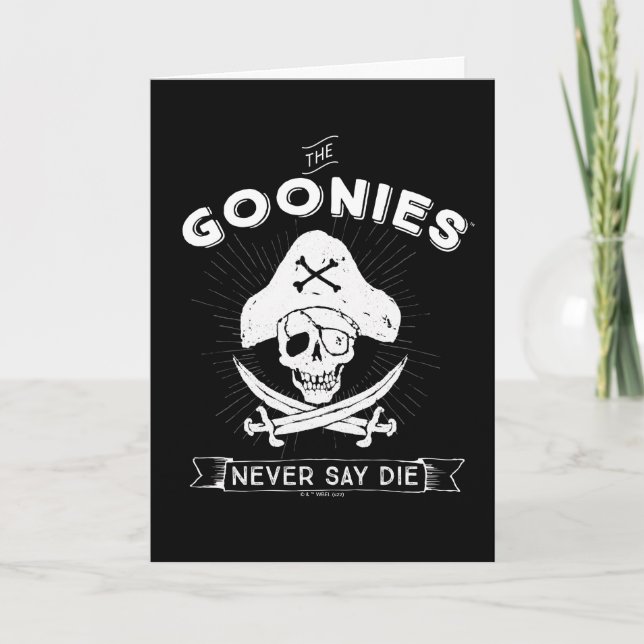 The Goonies "Never Say Die" Pirate Badge Karte (Vorderseite)