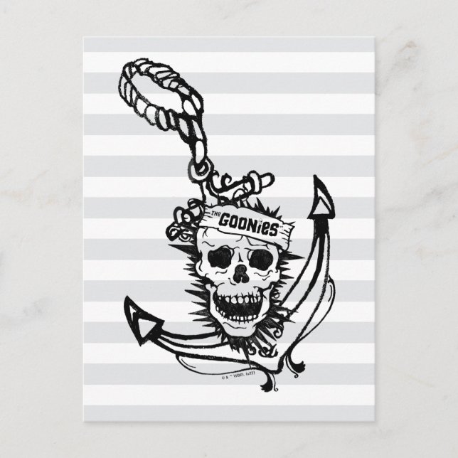 The Goonies Skull & Anchor Graphic Postkarte (Vorderseite)