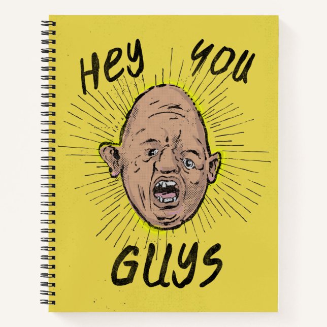 The Goonies Sloth Doodle "Hey, ihr Typ" Notizbuch (Vorderseite)