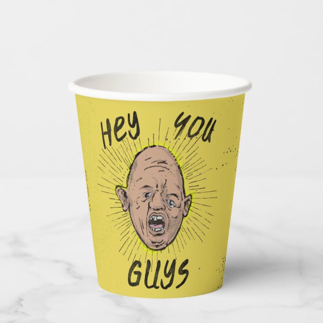 The Goonies Sloth Doodle "Hey, ihr Typ" Pappbecher (Vorderseite)