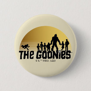 The Goonies Sunset Silhouette Graphic Button
