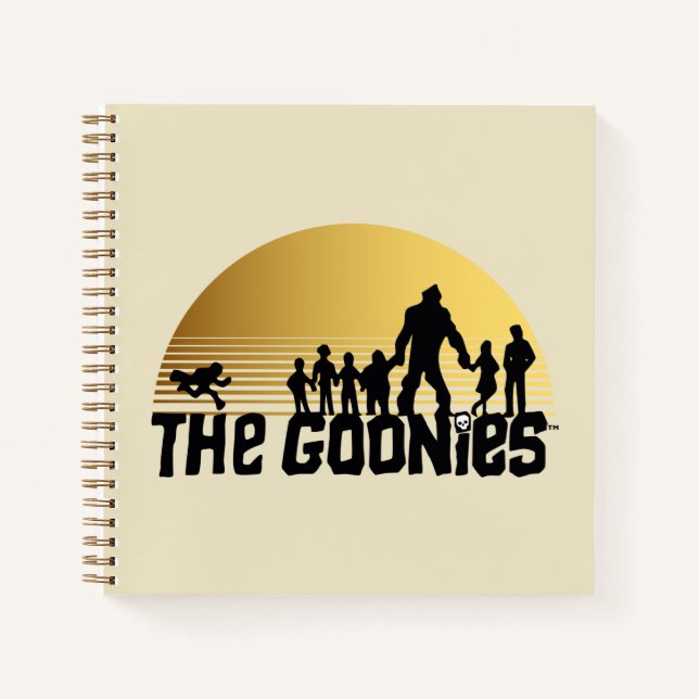The Goonies Sunset Silhouette Graphic Notizbuch (Vorderseite)