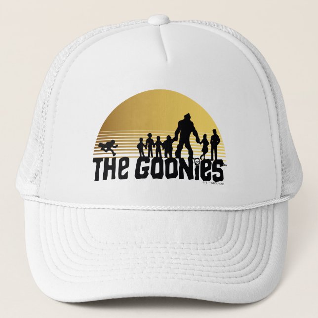 The Goonies Sunset Silhouette Graphic Truckerkappe (Vorderseite)