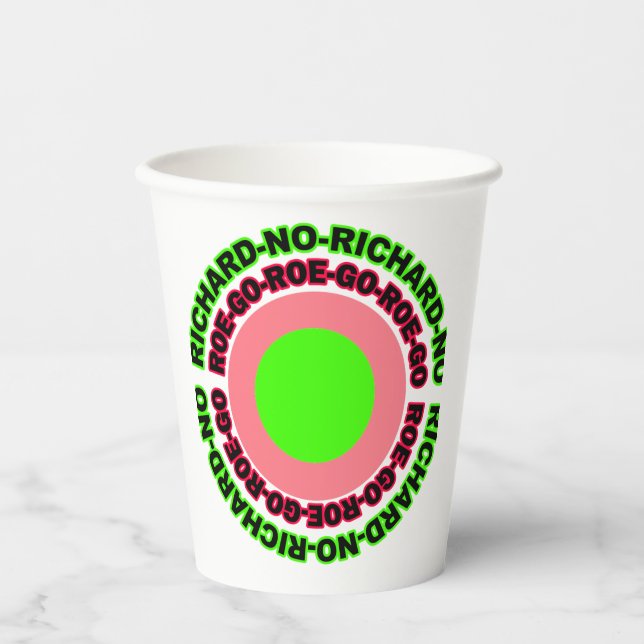 The GrabBack  Pappbecher (Vorderseite)