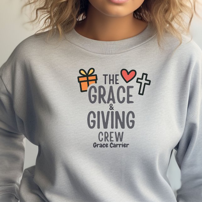 The Grace & Giving Crew Faith Holiday Sweatshirt (Von Creator hochgeladen)