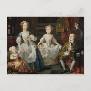 The Graham Children, 1742 Postkarte