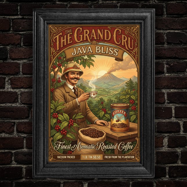 The Grand Cru Java Bliss Coffee Poster (Von Creator hochgeladen)