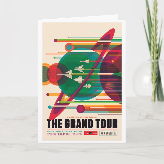 The Grand Tour - NASA Vision of the Future Karte (Vorderseite)