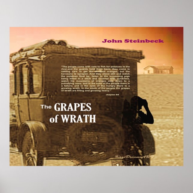 The Grapes of Wrath Poster (Vorne)