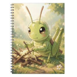The Grasshopper and the Nectar Artwork Notizblock