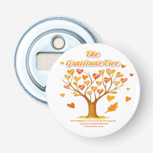 'The Gratitude Tree' Button Flaschenöffner