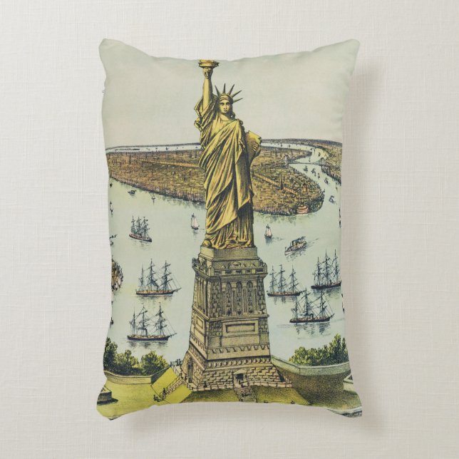 The Great Bartholdi Statue, Statue of Liberty Dekokissen (Vorderseite(Vertikal))