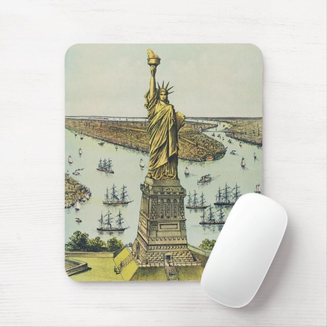 The Great Bartholdi Statue, Statue of Liberty Mousepad (Mit Mouse)