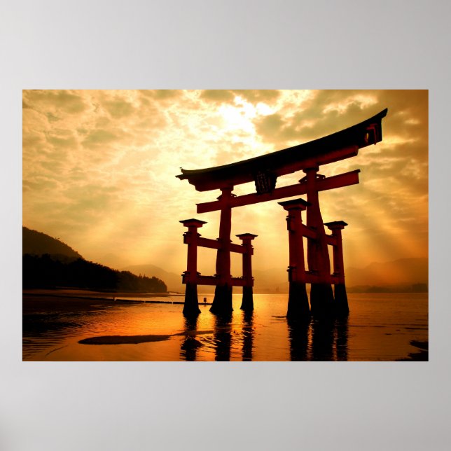 The Great Gateway at Miyajima Poster (Vorne)