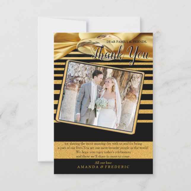The Great Gatsby Dankykarte RSVP Karte (Vorderseite)